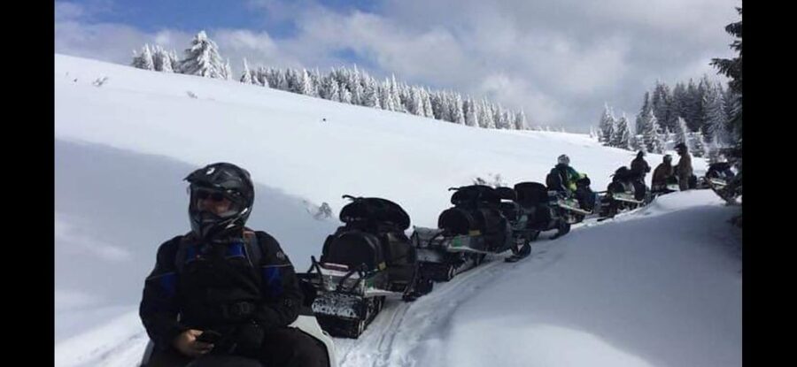 Bucharest: Carpathian Snowmobile / ATV Adventure Tour - Azuga snow forests: snowmobile or ATV, and how the ride really works