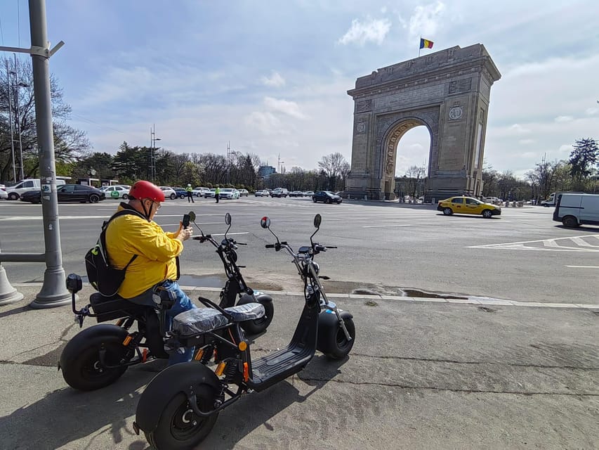Bucharest electric city tour by Smart Balance #green - Choosing your ride: SB50 scooter plus e-bike and moped options