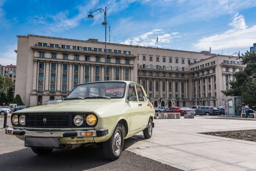 Bucharest: Private Communist Tour in a Romanian Vintage Car - House of Ceaușescu, break time, and why that pause matters