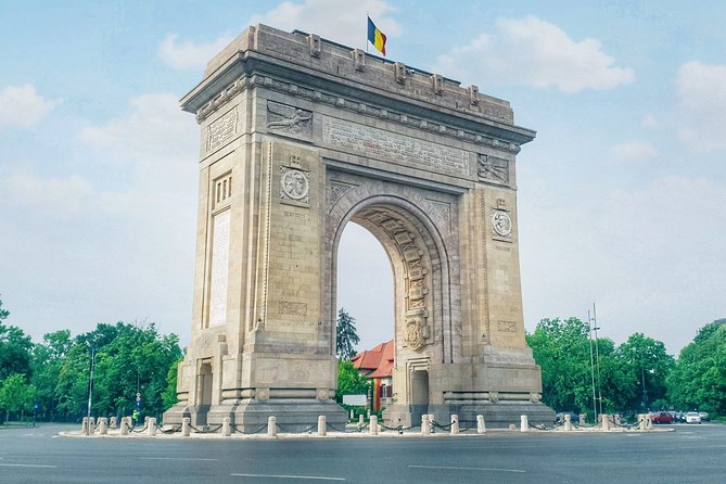 Bucharest's Most Popular - Panoramic Express PrivateTour - Ateneul Roman interior: entrance lobby and concert hall, with a separate ticket