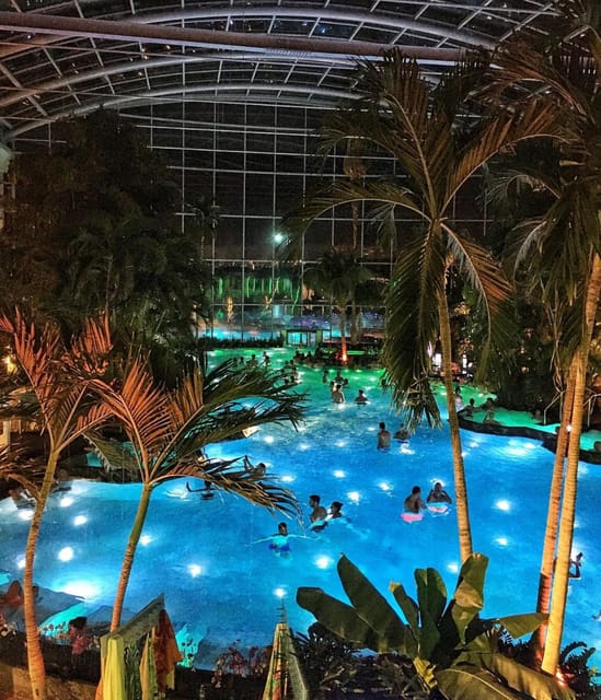 Bucharest: Therme Spa Night Experience with Transfer - Skip-the-line entry, so you start soaking sooner