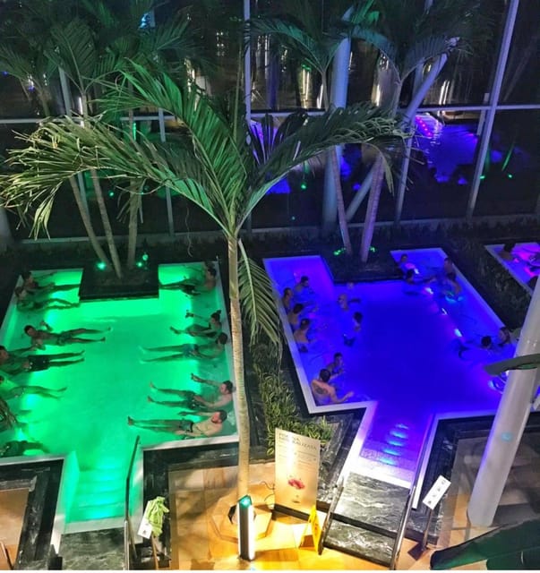 Bucharest: Therme Spa Night Experience with Transfer - Drinks, food, and massages: what to plan for