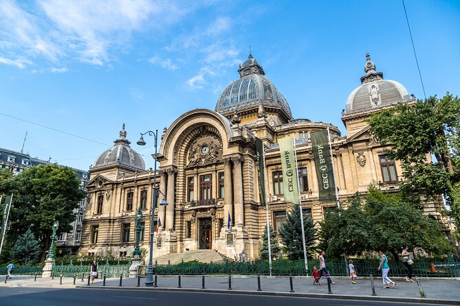 Communist Era Bucharest Tour - Banks, money, and the CEC Bank stop