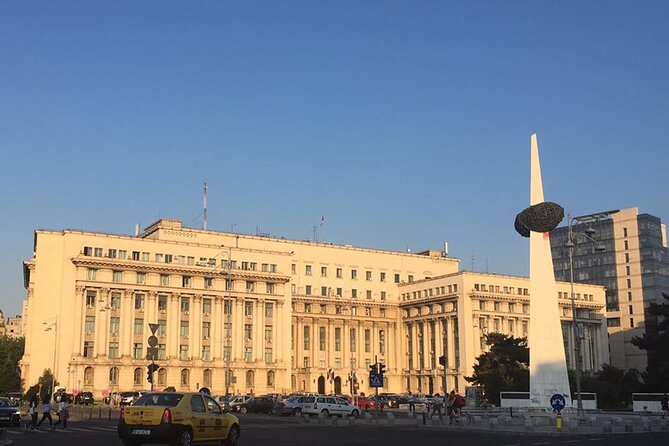 Contrasts of Communism - Small Group Walking Tour in Bucharest - University Square and KM0 of Freedom of Speech