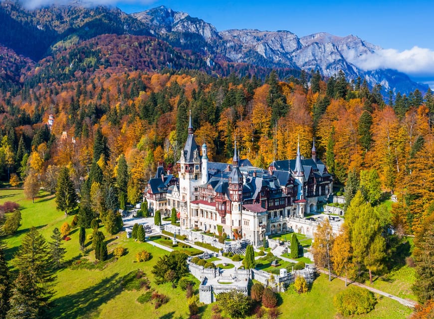 From Bucharest : Day Trip to Peles, Dracula's Castle, Brasov - Pickup in Bucharest, then settle in for the road trip