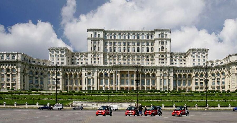 Full day Bucharest Sightseeing Tour - The Golden Era stops: Union Square, University Square, Romana Square, Charles de Gaulle Square