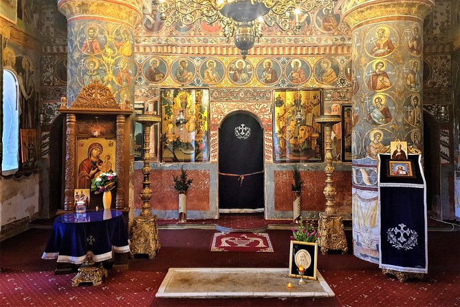 Mystical Monasteries, Dracula's Tomb and Mogosoaia Lake Palace - Private Tour - Caldarusani Monastery: Orthodox architecture on the water