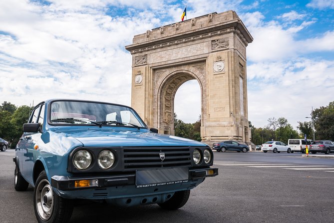 Private -RedPatrol Tour of Bucharest with a Romanian Vintage Car - Casa Radio and Academia Română: “ghost palace” energy you can feel