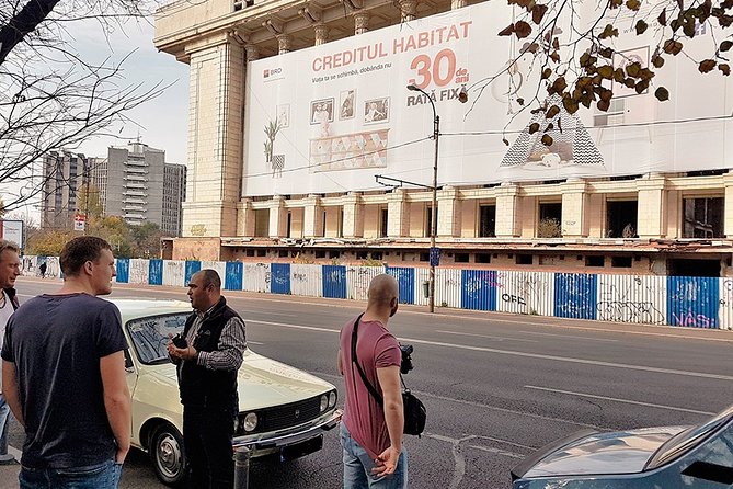 Private -RedPatrol Tour of Bucharest with a Romanian Vintage Car - Ceaușescu House and the unification monument, a tighter personal story