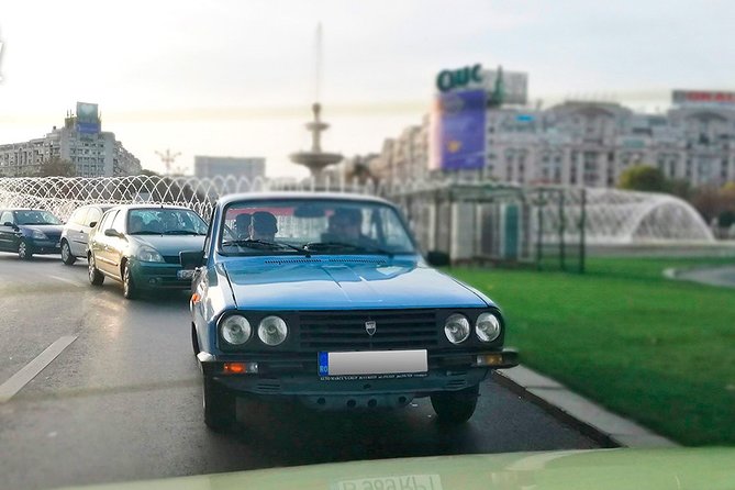 Private -RedPatrol Tour of Bucharest with a Romanian Vintage Car - Stop 1: Revolution Square, the anchor point of the whole story