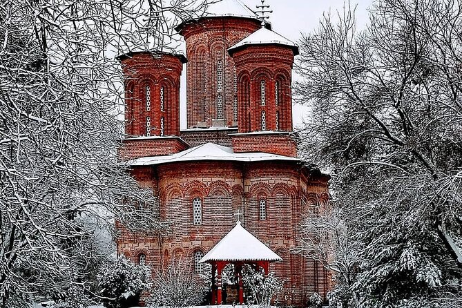 Sacred Monasteries Private Tour: Snagov, Țigănești & Căldărușani - Tiganesti Monastery: A Forested Break and a Holy Cross Detail