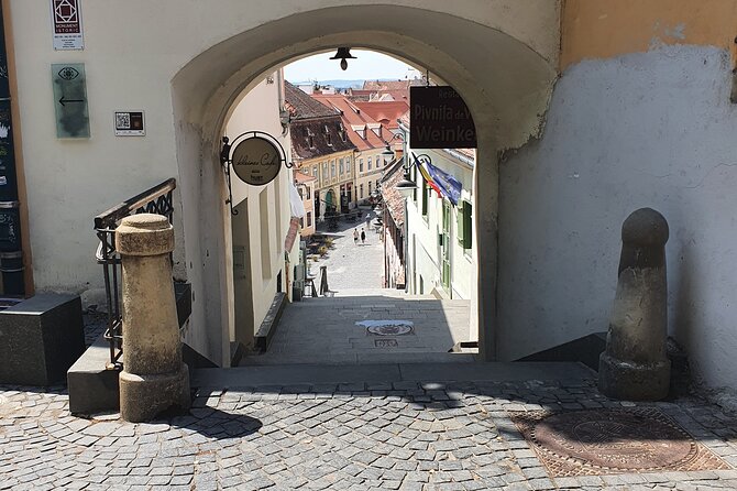 Sibiu City Tour - Private Day Trip from Bucharest - Piaka Mica (Small Square): the quieter counterpart with real street logic