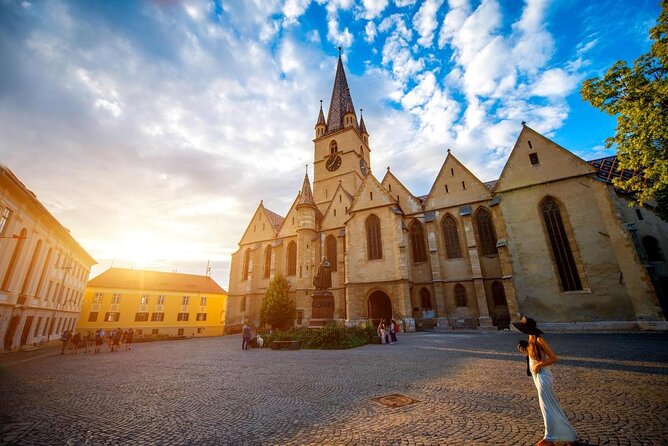 Sibiu City Tour - Private Day Trip from Bucharest - Exploring Sibiu streets after the squares