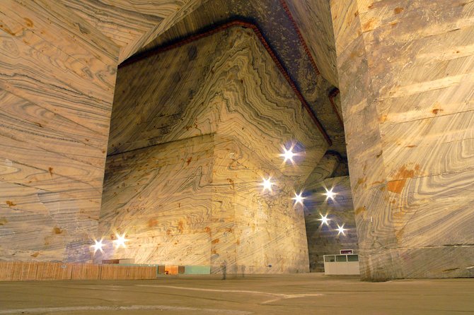 Slanic Salt Mine Day Trip from Bucharest - Entering Unirea Salt Mine: what 12 C really means