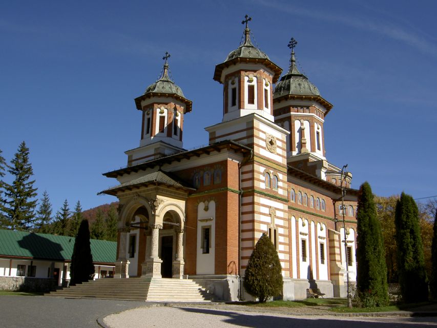 Transylvania: Cultural Full-Day Trip by Minivan - Sinaia Monastery, a calmer stop with late 17th-Century art