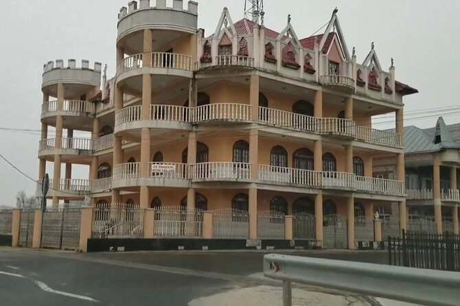 Troubled - Notorious Neighborhood - area known for social issues - Stop 3 Sintești: seeing Roma-palace style life in a village setting