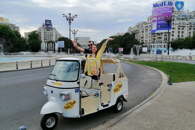 Tuk Tuk Bucharest Tour - Unique Experience in town! - Herastrau Park, Triumph Arch, and the Photo Angles You Want