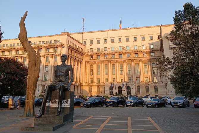 Walking Tour- Delightful Bucharest (Highlights, Stories, Sights) - Stops 4 and 5: National Military Club and the Palace of Telephones, symbolism in plain sight