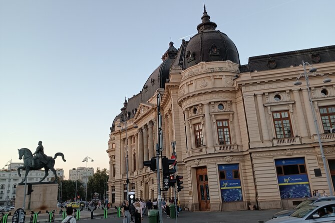 Walking Tour- Delightful Bucharest (Highlights, Stories, Sights) - Stop 7: Romanian Athenaeum, finishing with the 19th-century temple feeling