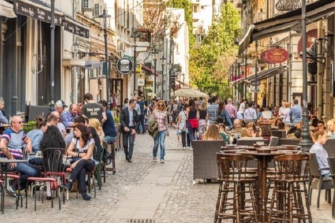 Wine tasting in Bucharest Old town - bonus cheese platter - From old courts to big avenues: the tour’s city context